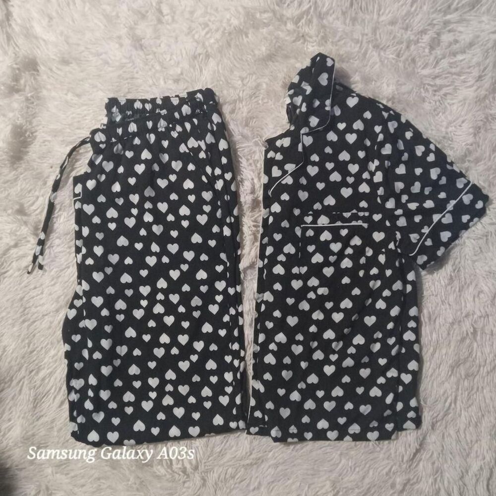 Tabitha Webb Heart 2 Piece Pajamas‎ Med